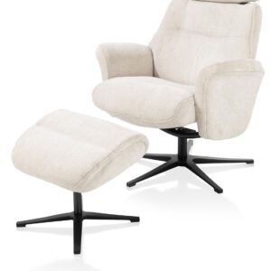relaxfauteuil Lazaro inclusief hocker