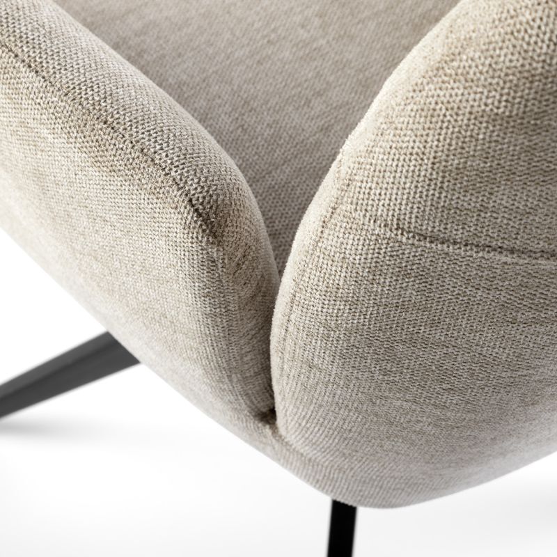 Eetkamerstoel Lynn sand - Afbeelding 5