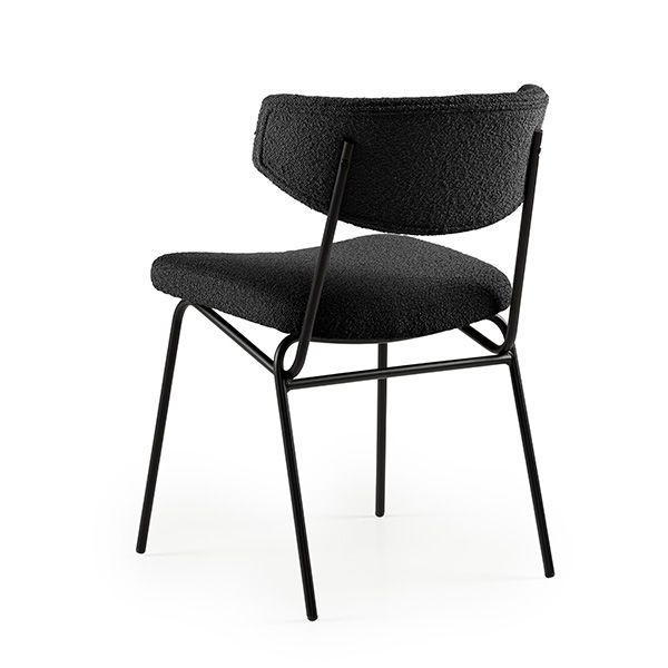 Eetkamerstoel Kim zwart - Afbeelding 3