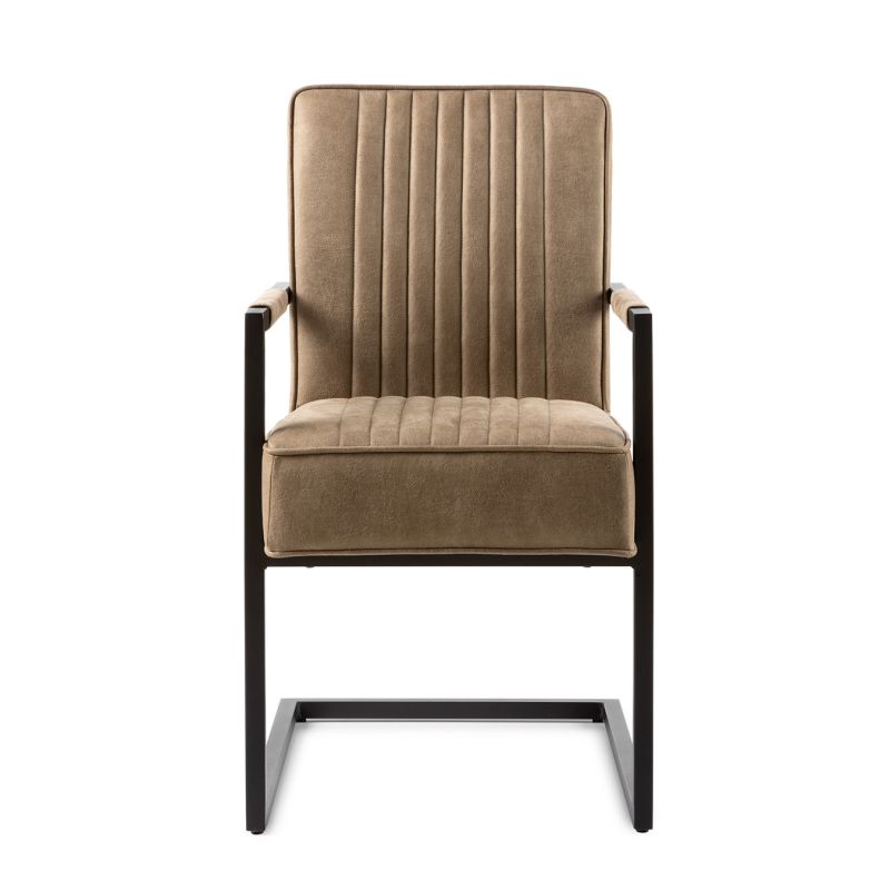 Eetkamerstoel Wilson microleer liver - Afbeelding 2