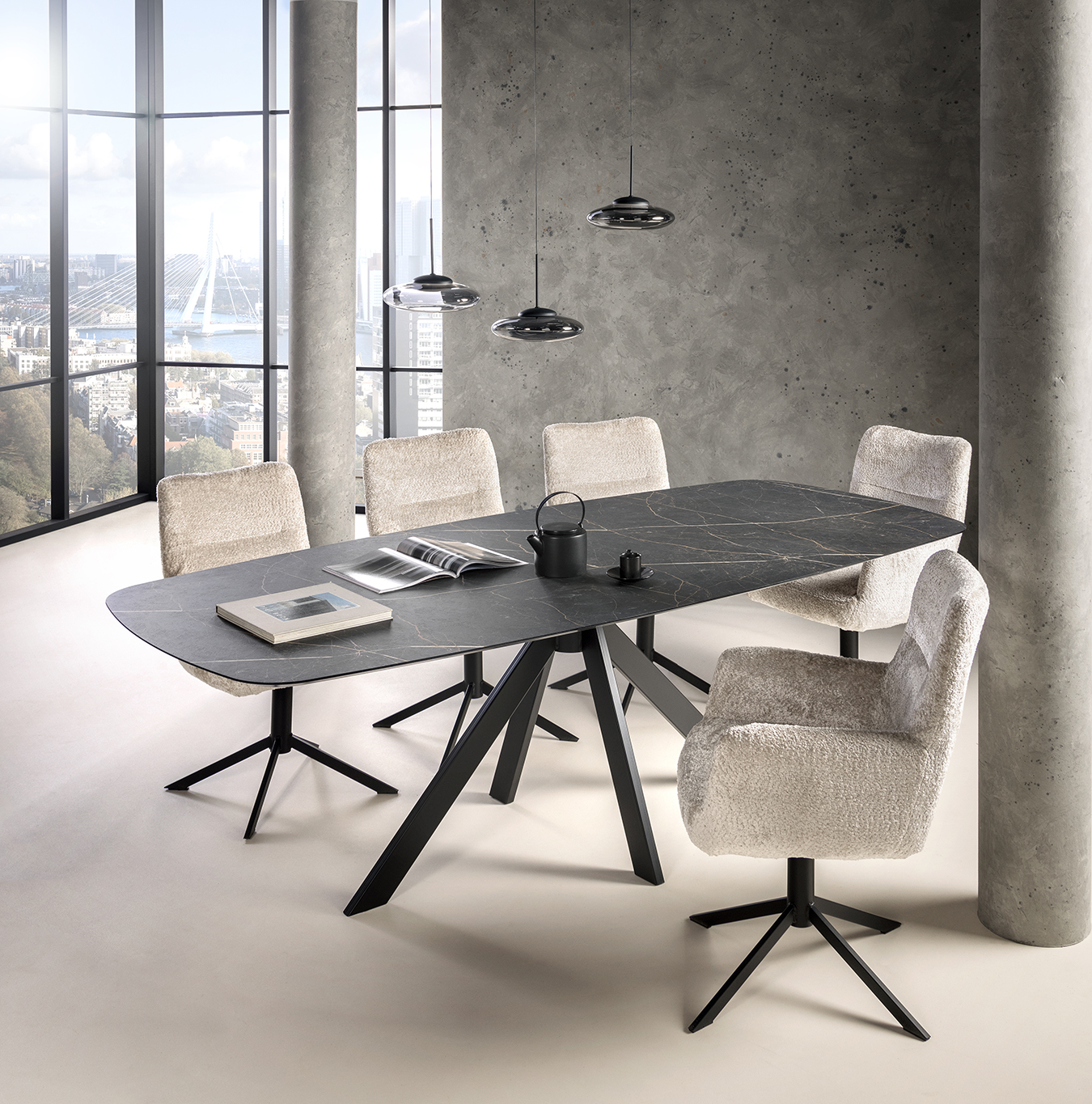 Hanglamp Ufo balk 3-lichts - Afbeelding 3