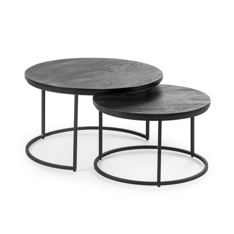 Salontafel set Kota zwart