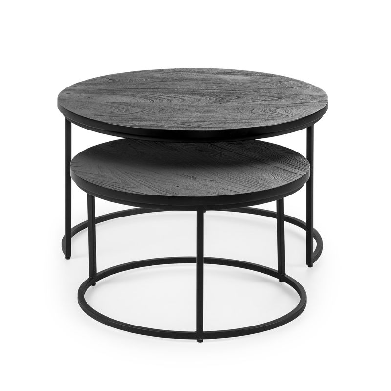 Salontafel set Kota zwart - Afbeelding 2