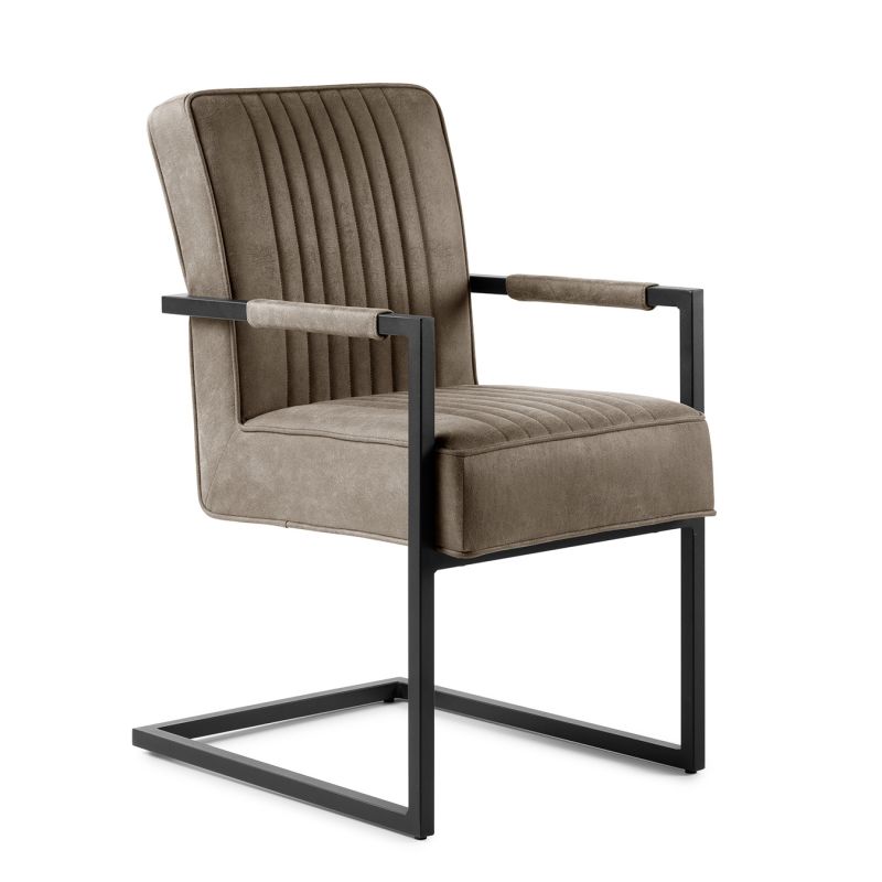 Eetkamerstoel Wilson microleer wood