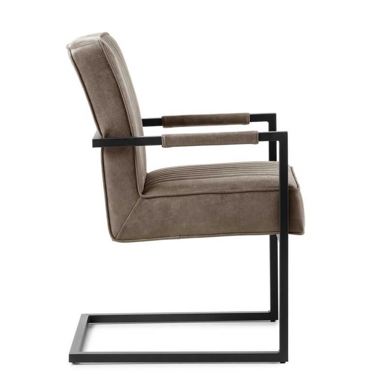 Eetkamerstoel Wilson microleer wood - Afbeelding 3