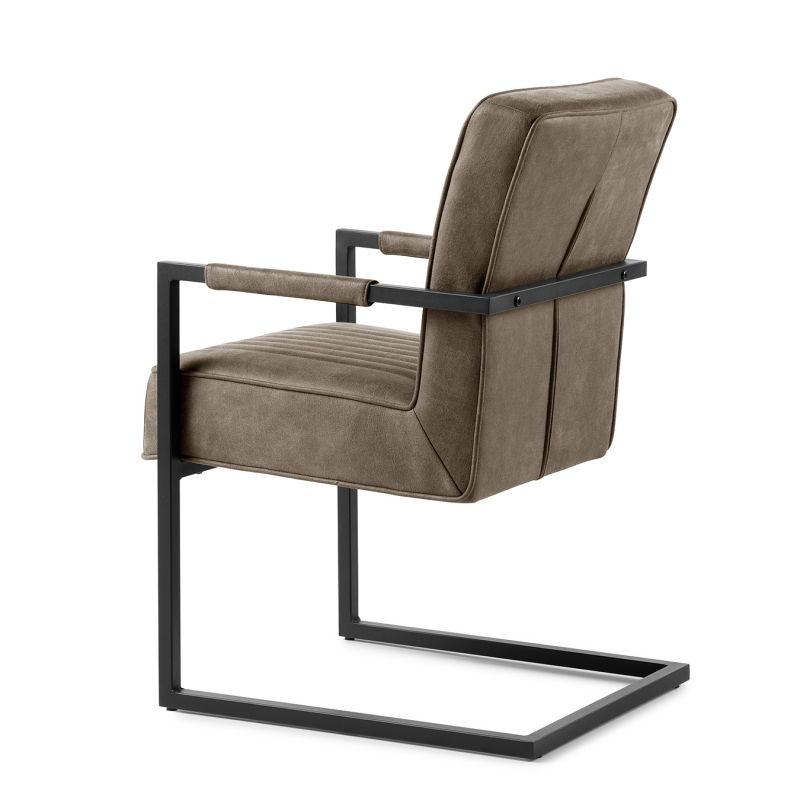 Eetkamerstoel Wilson microleer wood - Afbeelding 4