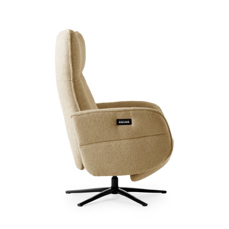 Relaxfauteuil William brandy incl accu - Afbeelding 3