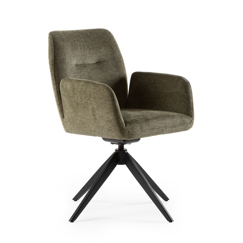 Eetkamerstoel Lynn olive green