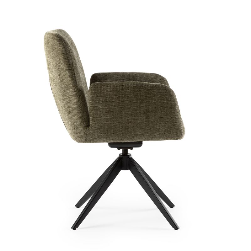 Eetkamerstoel Lynn olive green - Afbeelding 4