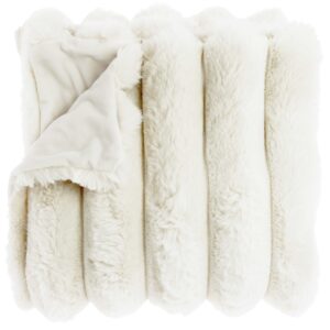 Plaid Liebe dove white