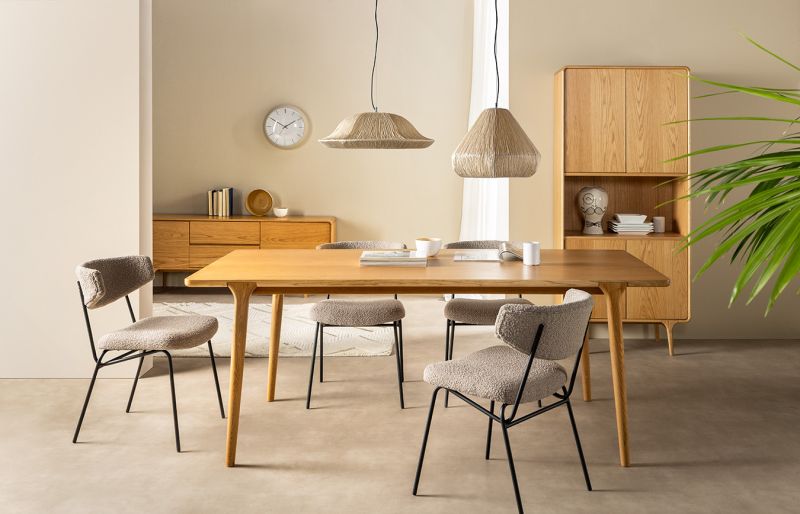 Eetkamerstoel Kim beige - Afbeelding 6