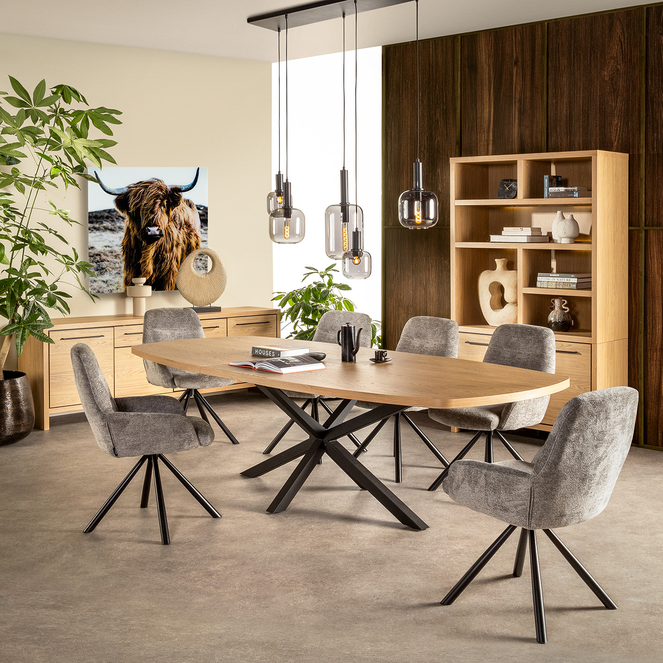 Eetkamerstoel Donna grijs - Afbeelding 6