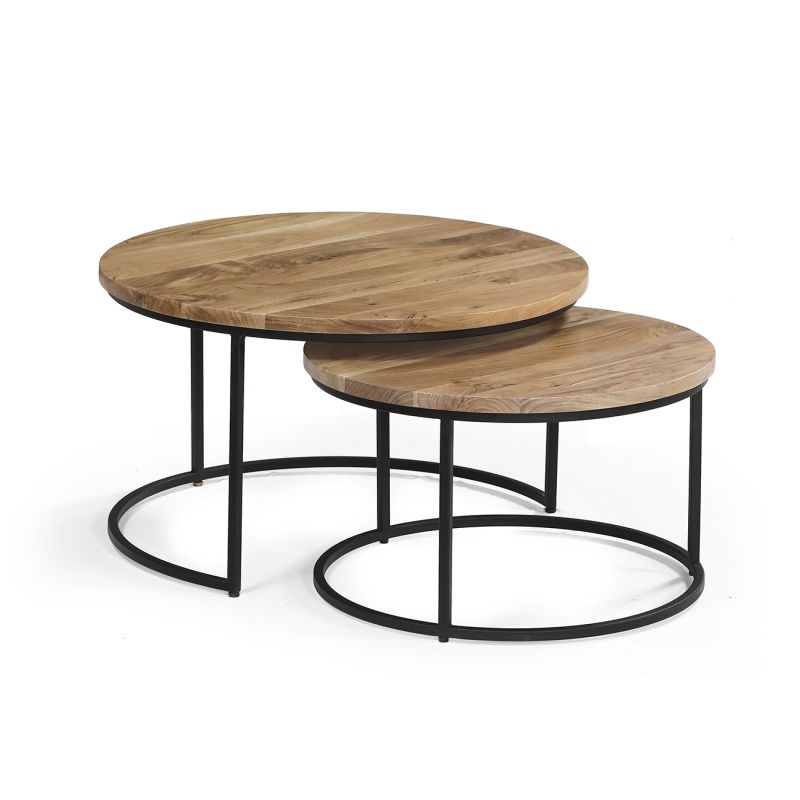 Salontafel set Kota bruin