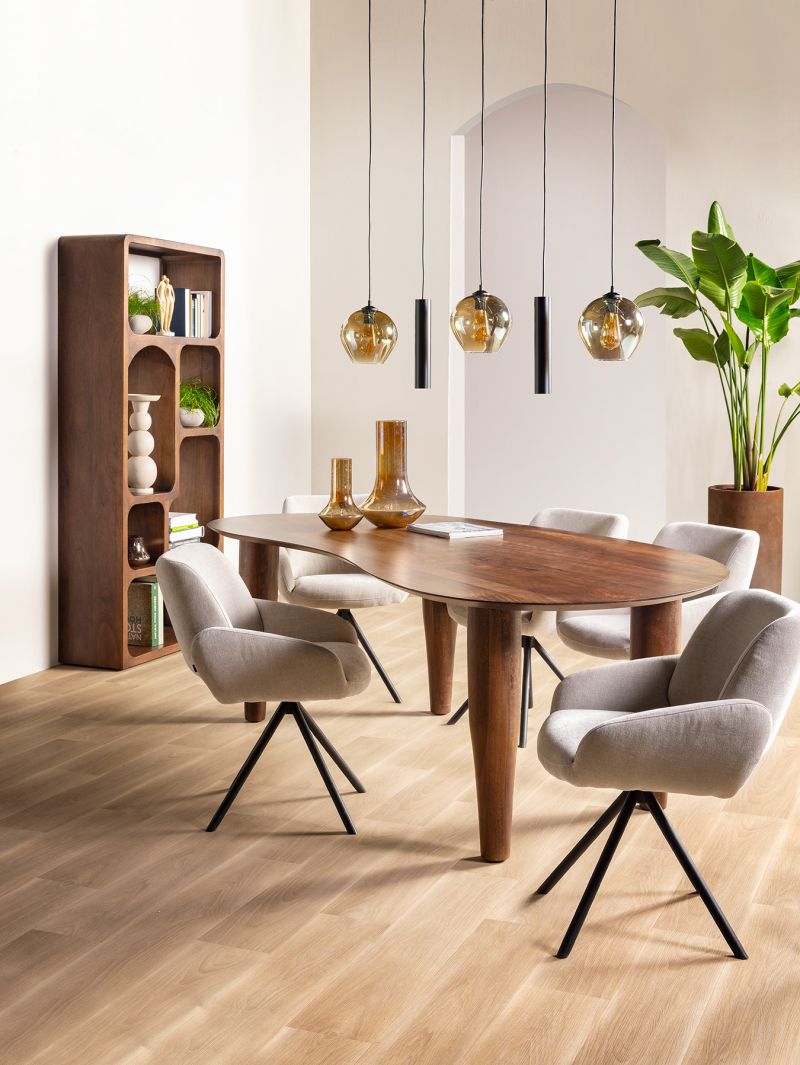 Eetkamerstoel Kyran toffee - Afbeelding 6