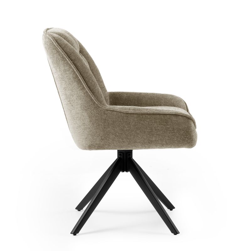 Eetkamerstoel Riff taupe - Afbeelding 3