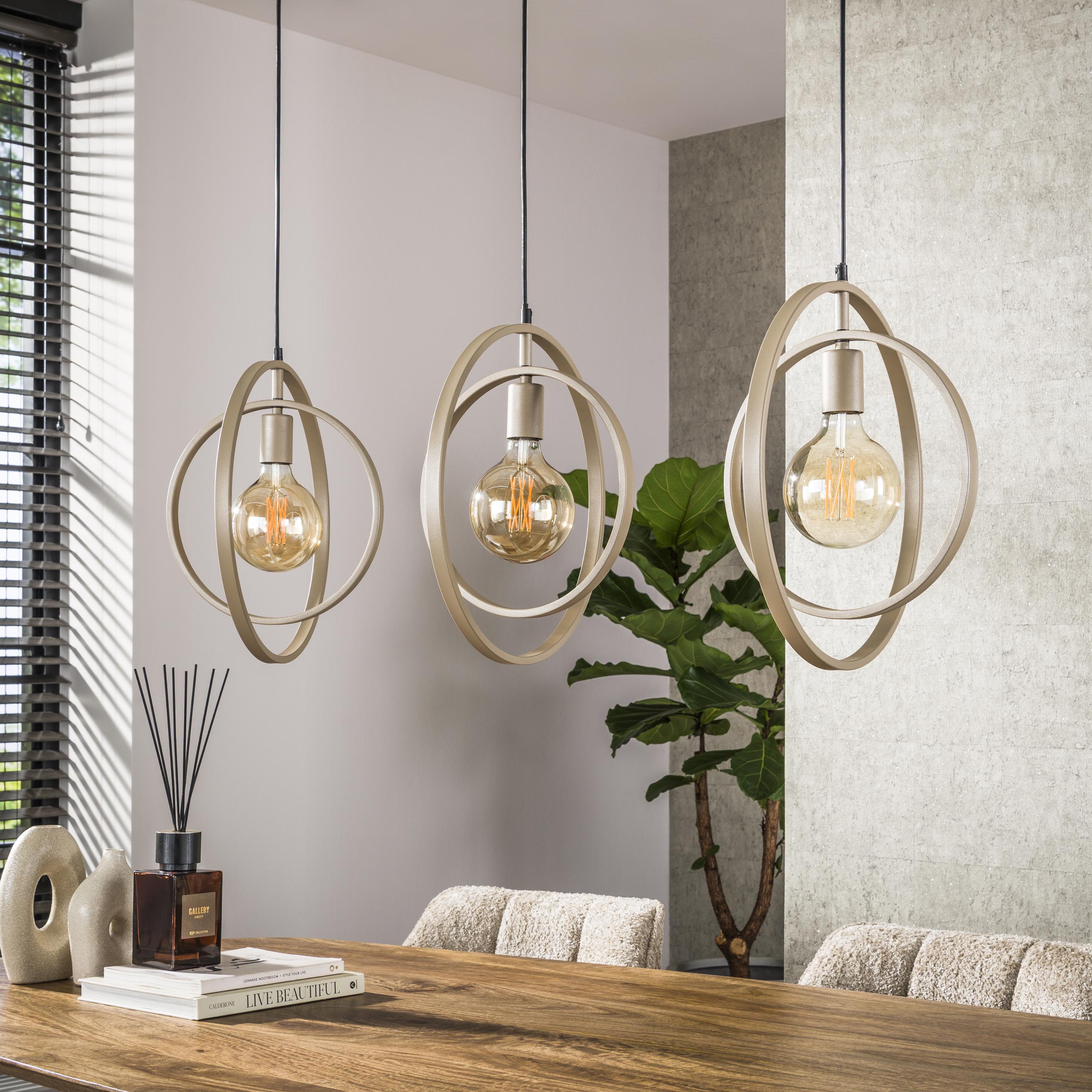 Hanglamp Turn beige - Afbeelding 2