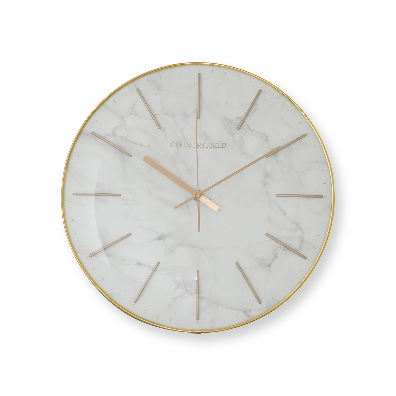 Wandklok Bellamy wit marmer