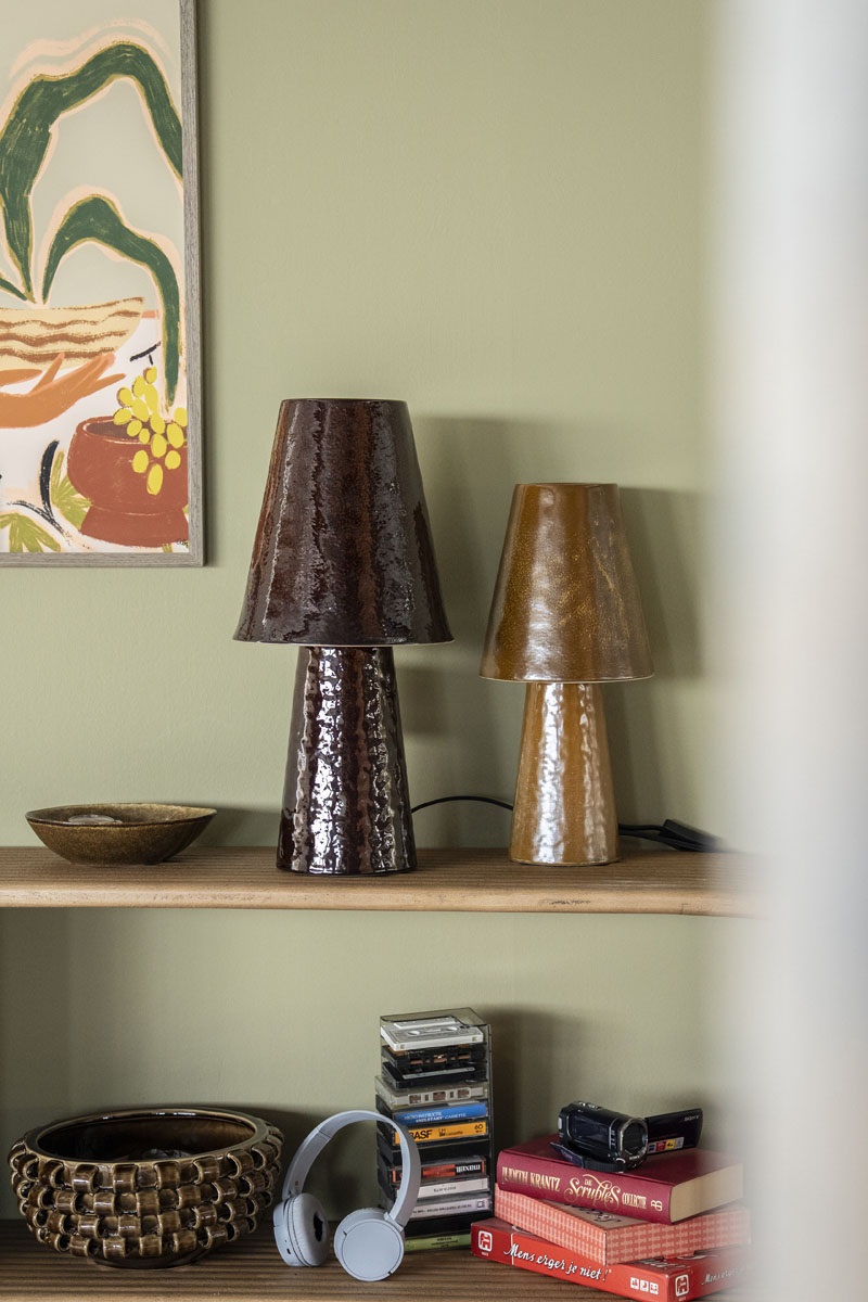 Tafellamp Clayton mosterd - Afbeelding 2