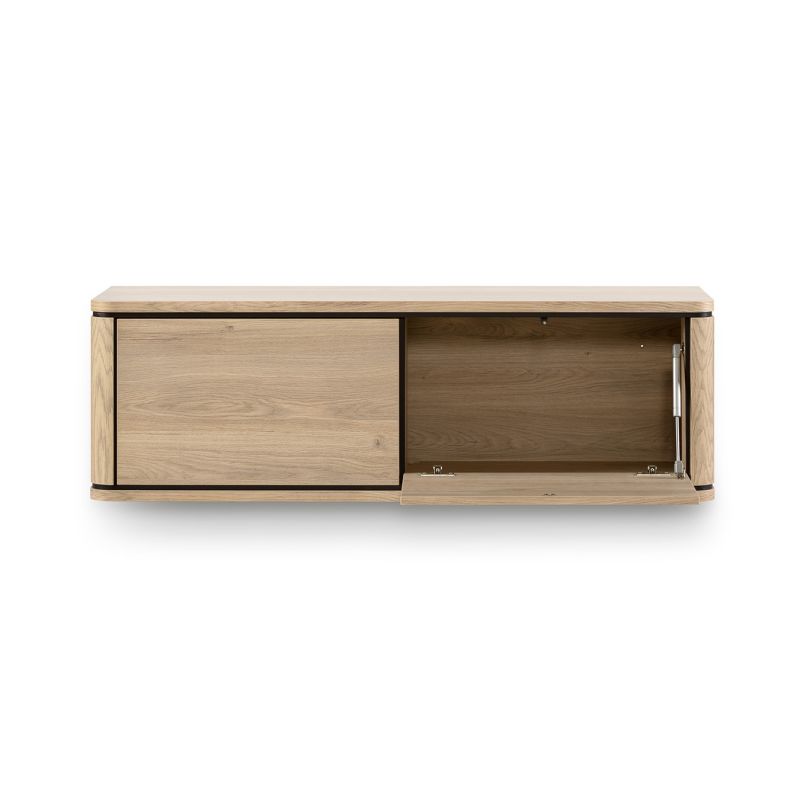 Tv-dressoir Cornwall 2 kleppen 124cm old oak - Afbeelding 3