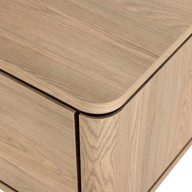 Tv-dressoir Cornwall 2 kleppen 124cm old oak - Afbeelding 4